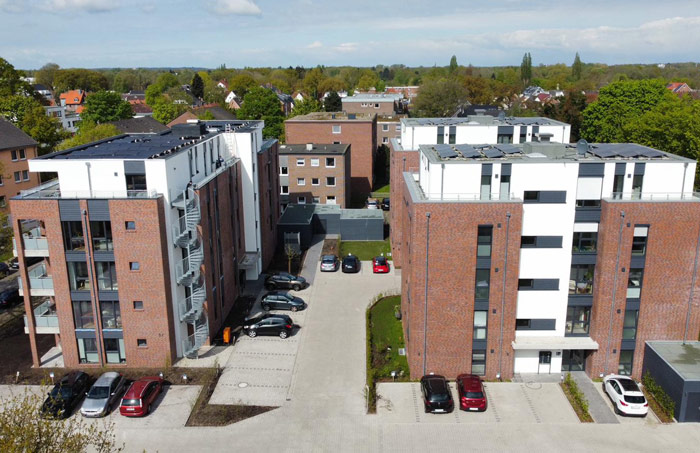 Mehrfamilienhäuser in der Eidechsenstraße